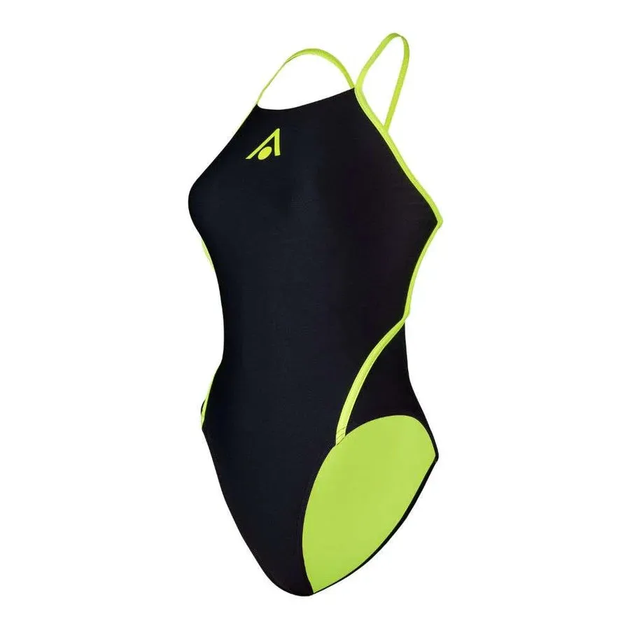 Aqua Sphere Essentials Adjustable Diamond Back Suits- Black/Yellow