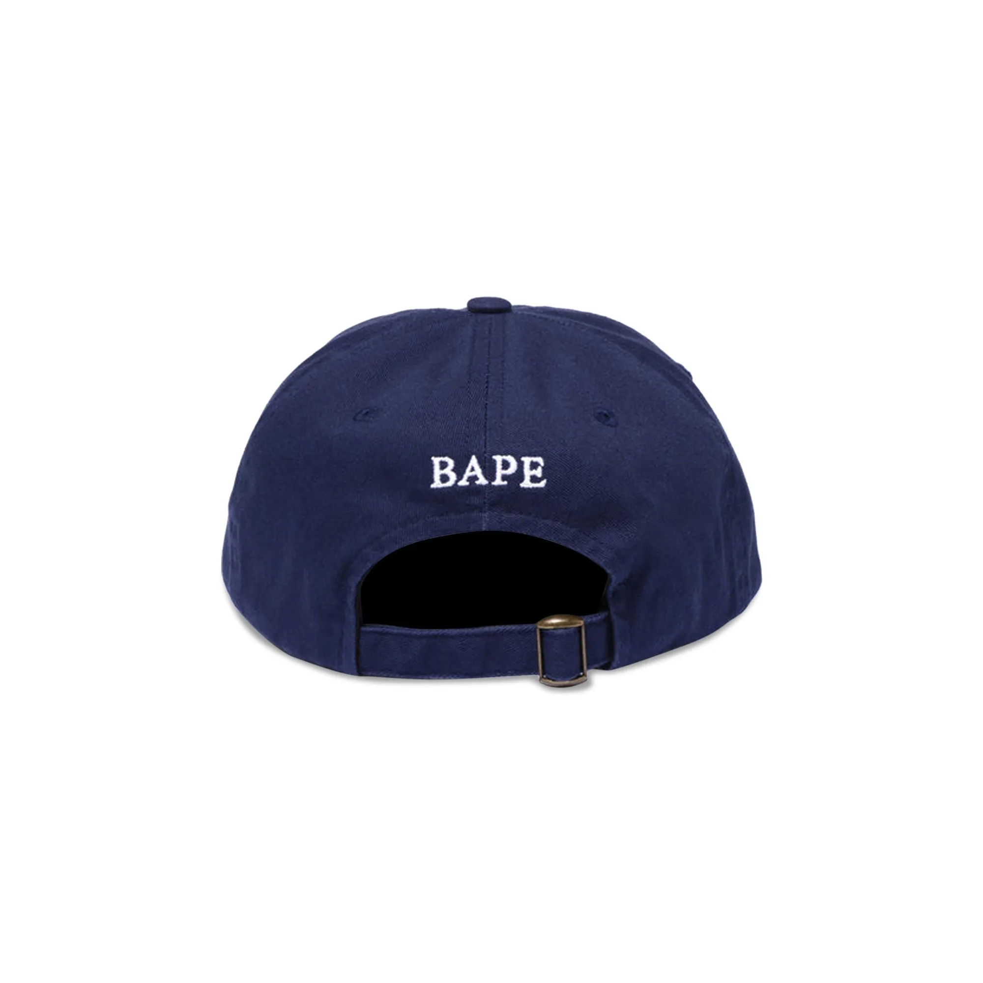 BAPE Ape Head Single Dot Panel Cap, Navy