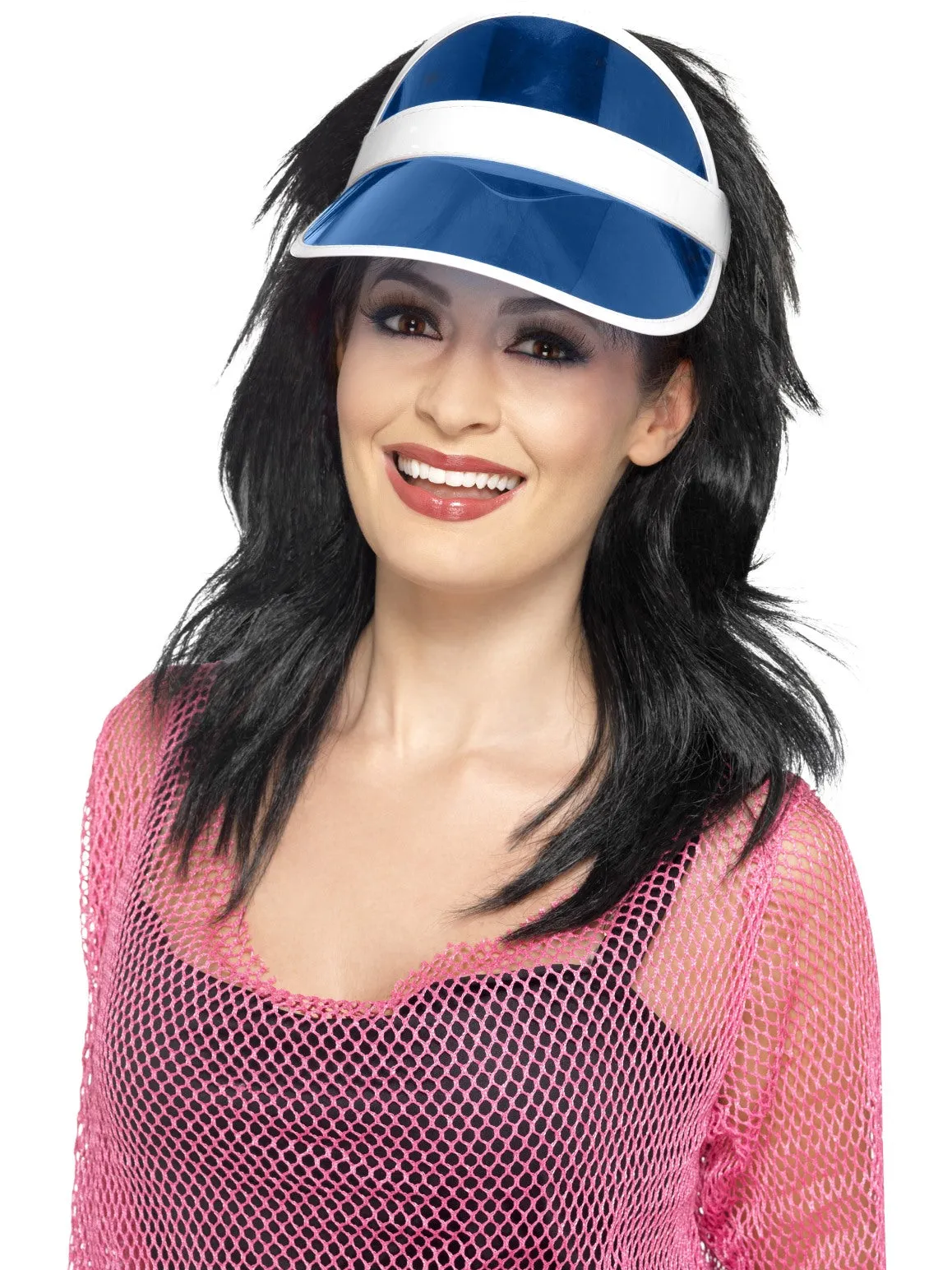 Blue 80s Sun Visor
